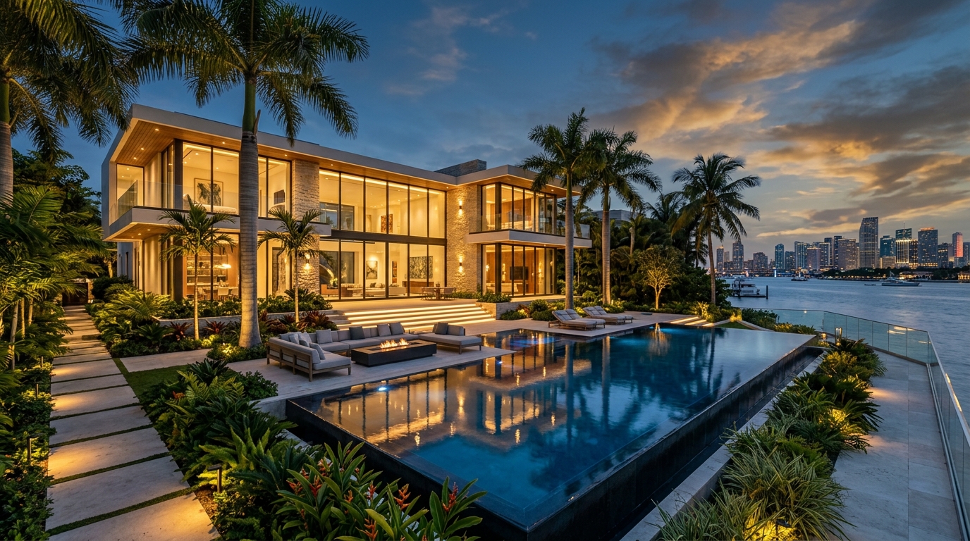 Arquitectura Paisajista de Lujo en Miami